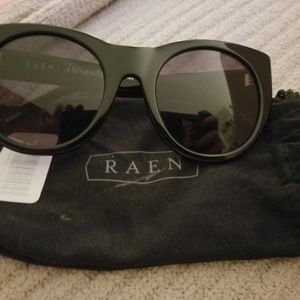RAEN Black Durante Sunglasses - Rachel Zoe BOS
